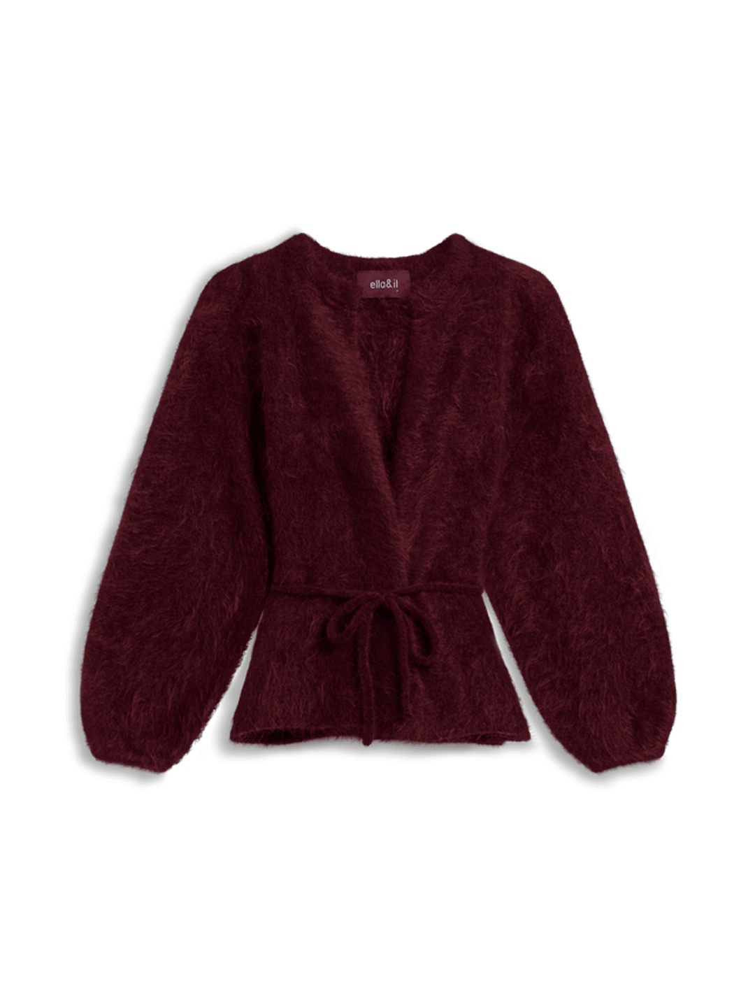 Fredrikke Chunky Cardigan Oxblood