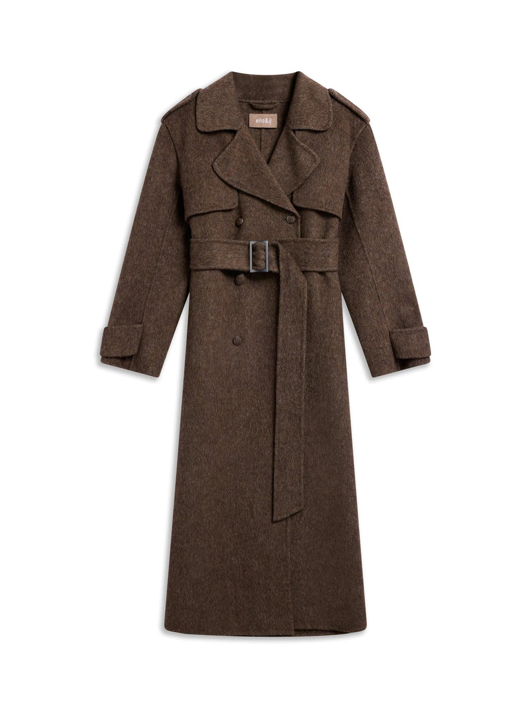 Yua Coat Dark Brown