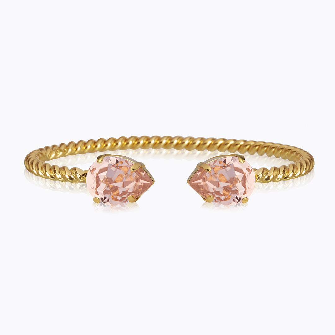Mini Drop Bracelet Gold Vintage Rose