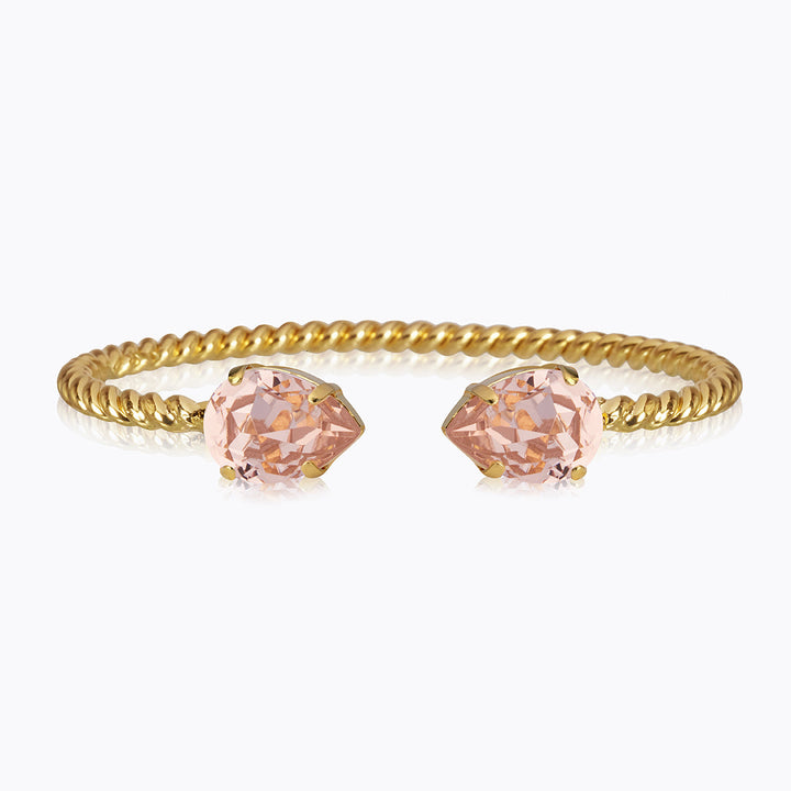 Mini Drop Bracelet Gold Vintage Rose