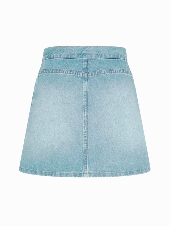 Daan Skirt Diplomatico Bleach Dark Stone
