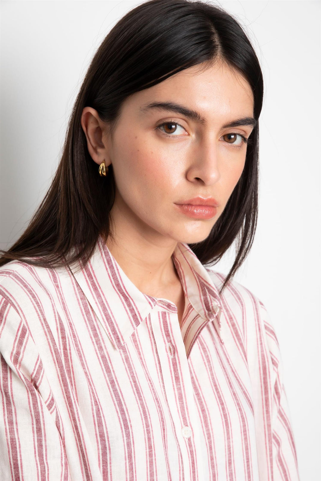 Fable Shirt Berry Stripe