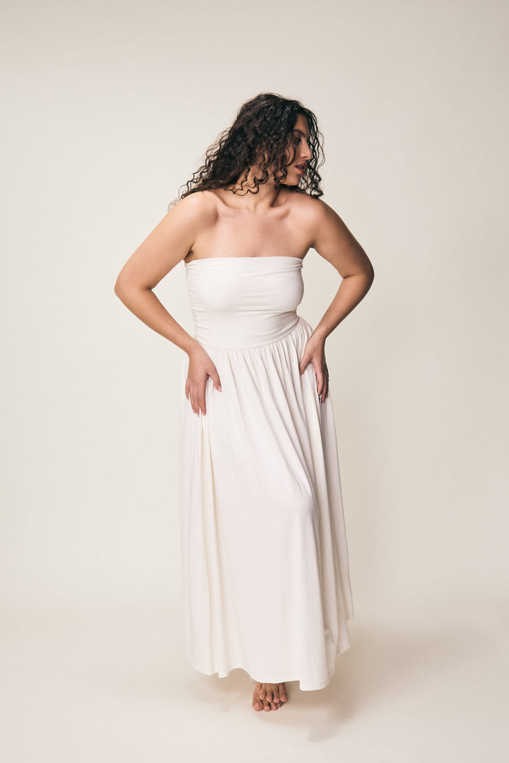 Petunia Dress &amp; Skirt Coconut Milk
