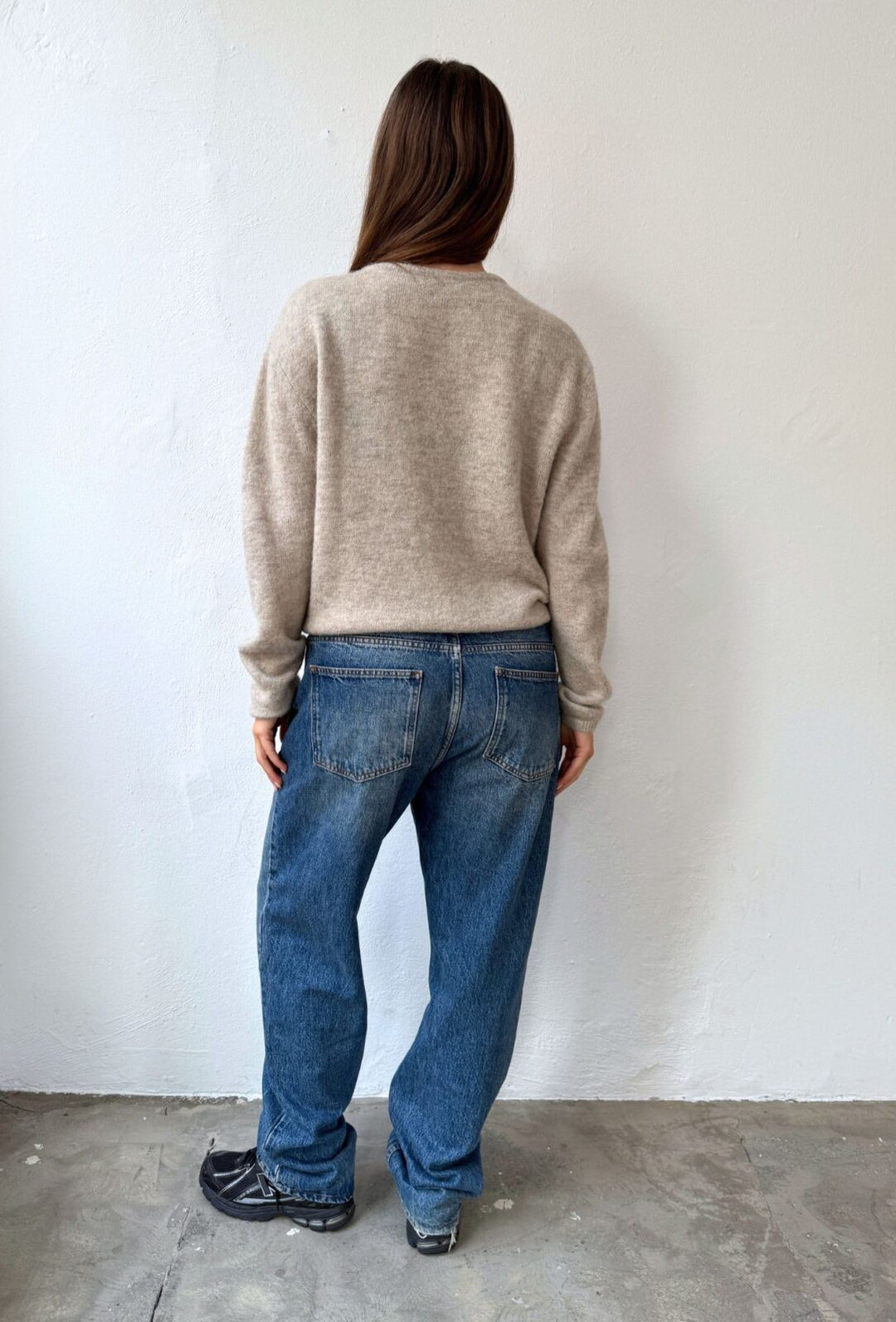 Flora Cardigan Knit Latte Melange