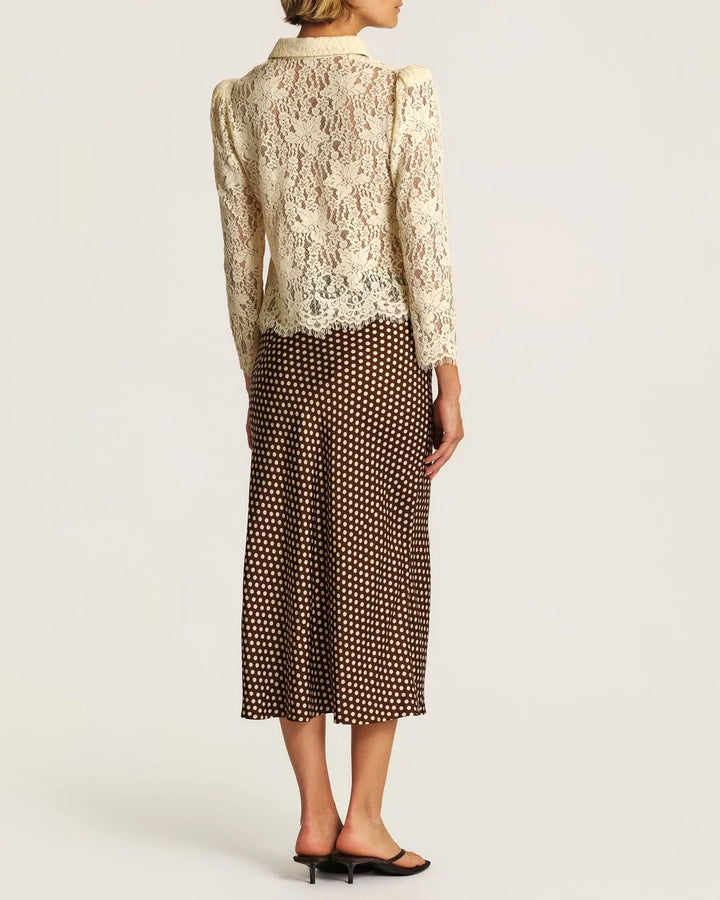 Lace Shirt Vintage White