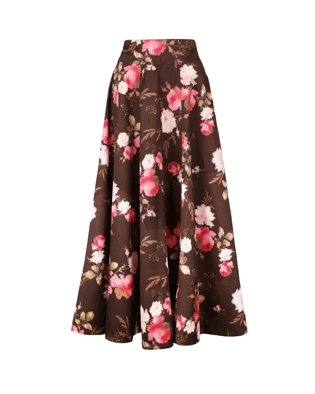 Taffeta Maxi Skirt Soft Bloom