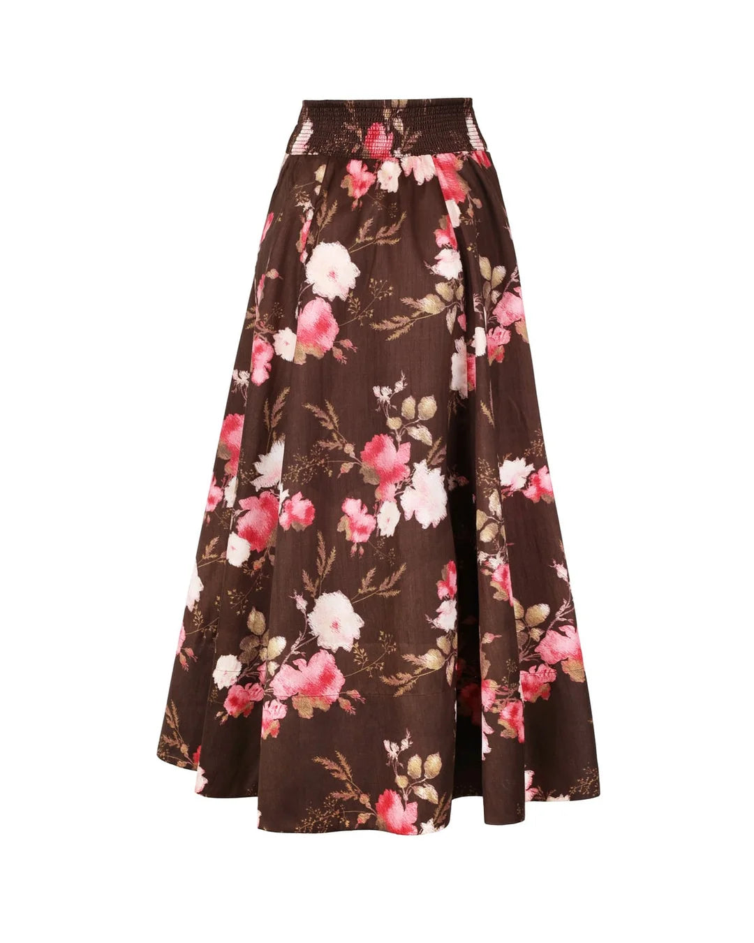 Taffeta Maxi Skirt Soft Bloom