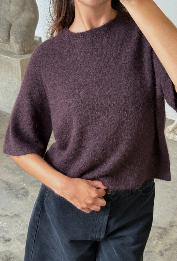 Abbie Knit Bordeaux