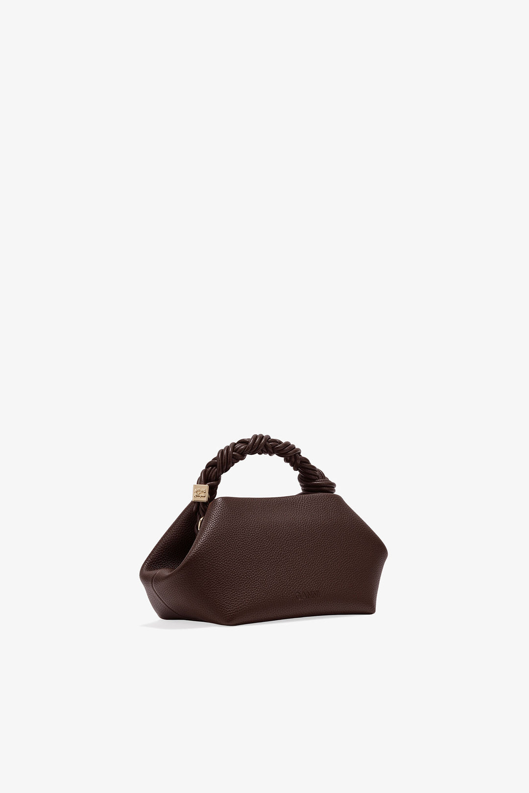 Ganni Bou Bag Small Grained Chicory Coffee