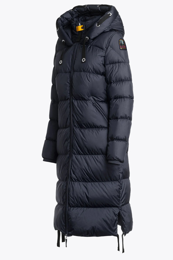 Panda Long Puffer Blue Navy