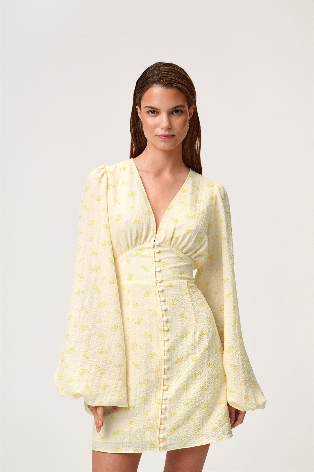 Florence Dress Pastel Yellow