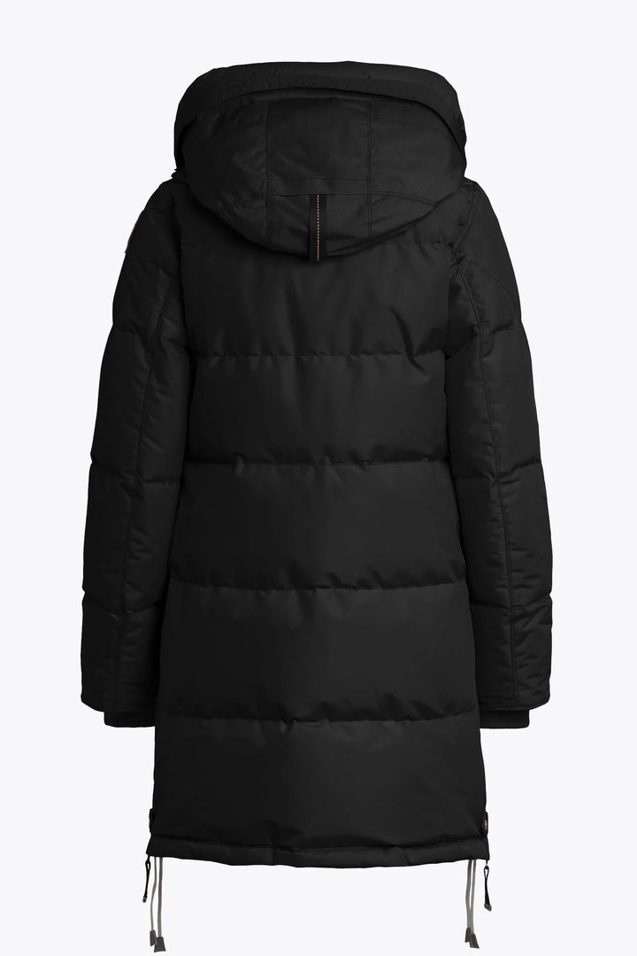 Long Bear Hooded Parka Black