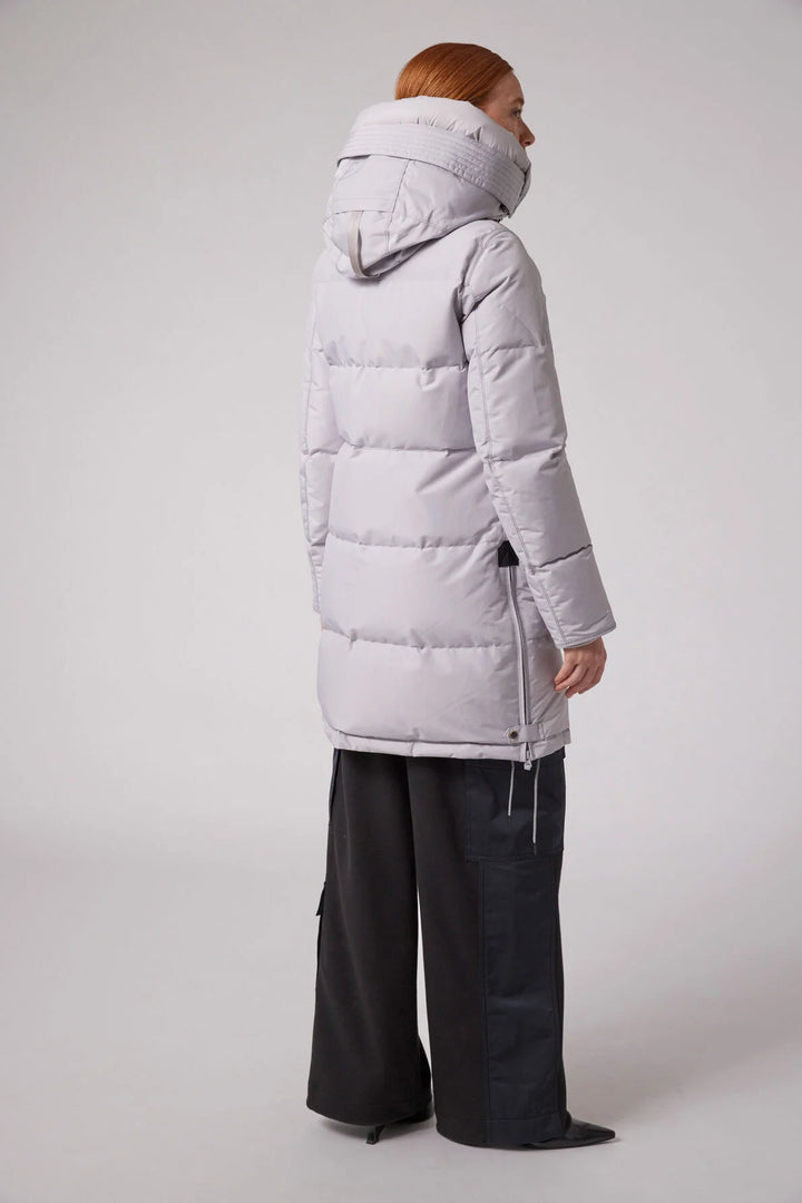 Long Bear Hooded Parka Black