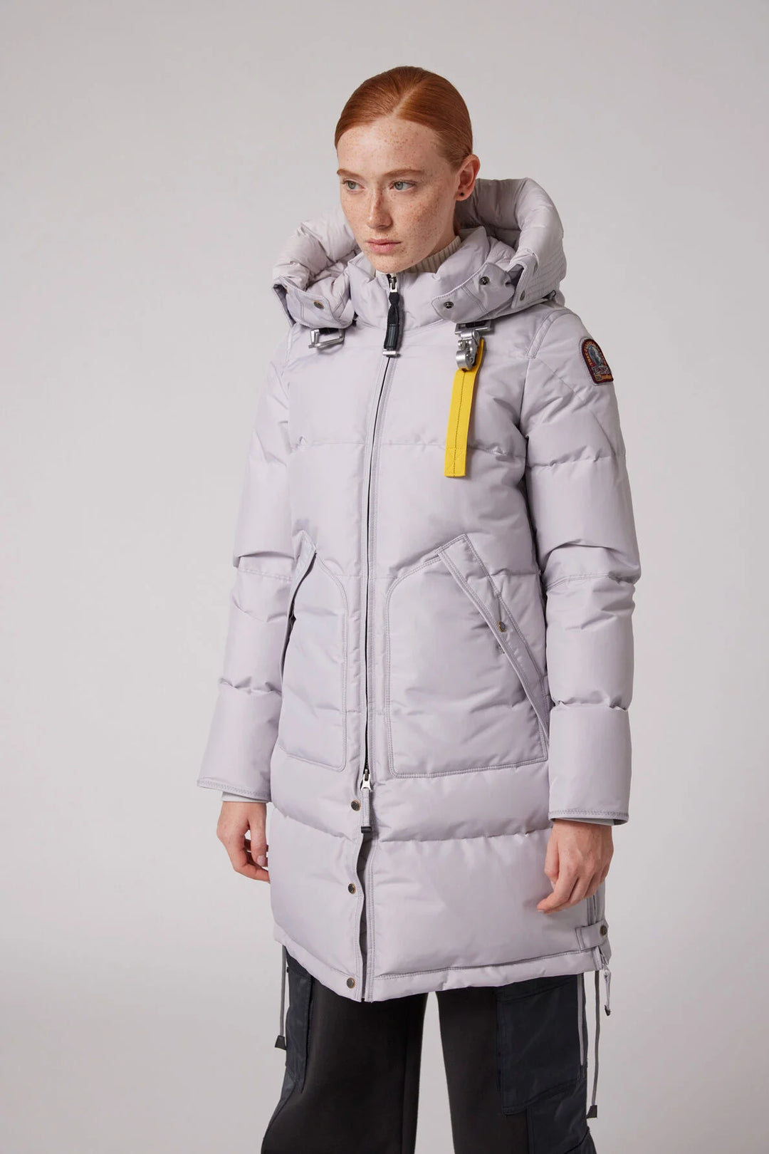 Long Bear Hooded Parka Black