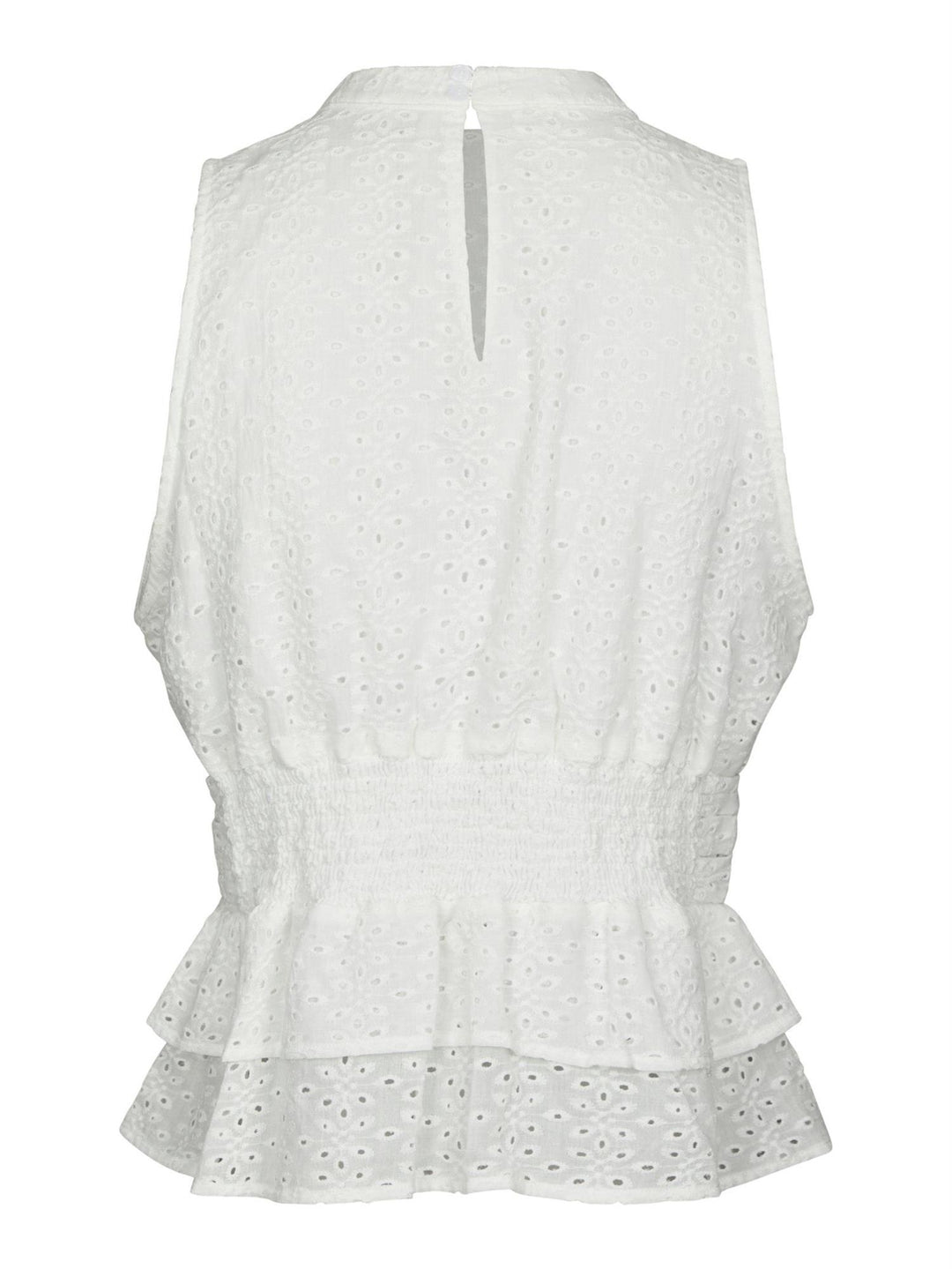 Ansol Emb Top Off White