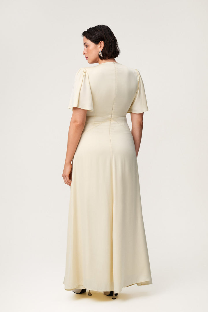 Bari Dress Vanilla Yellow