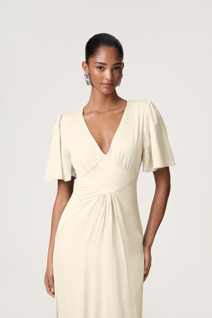 Bari Dress Vanilla Yellow