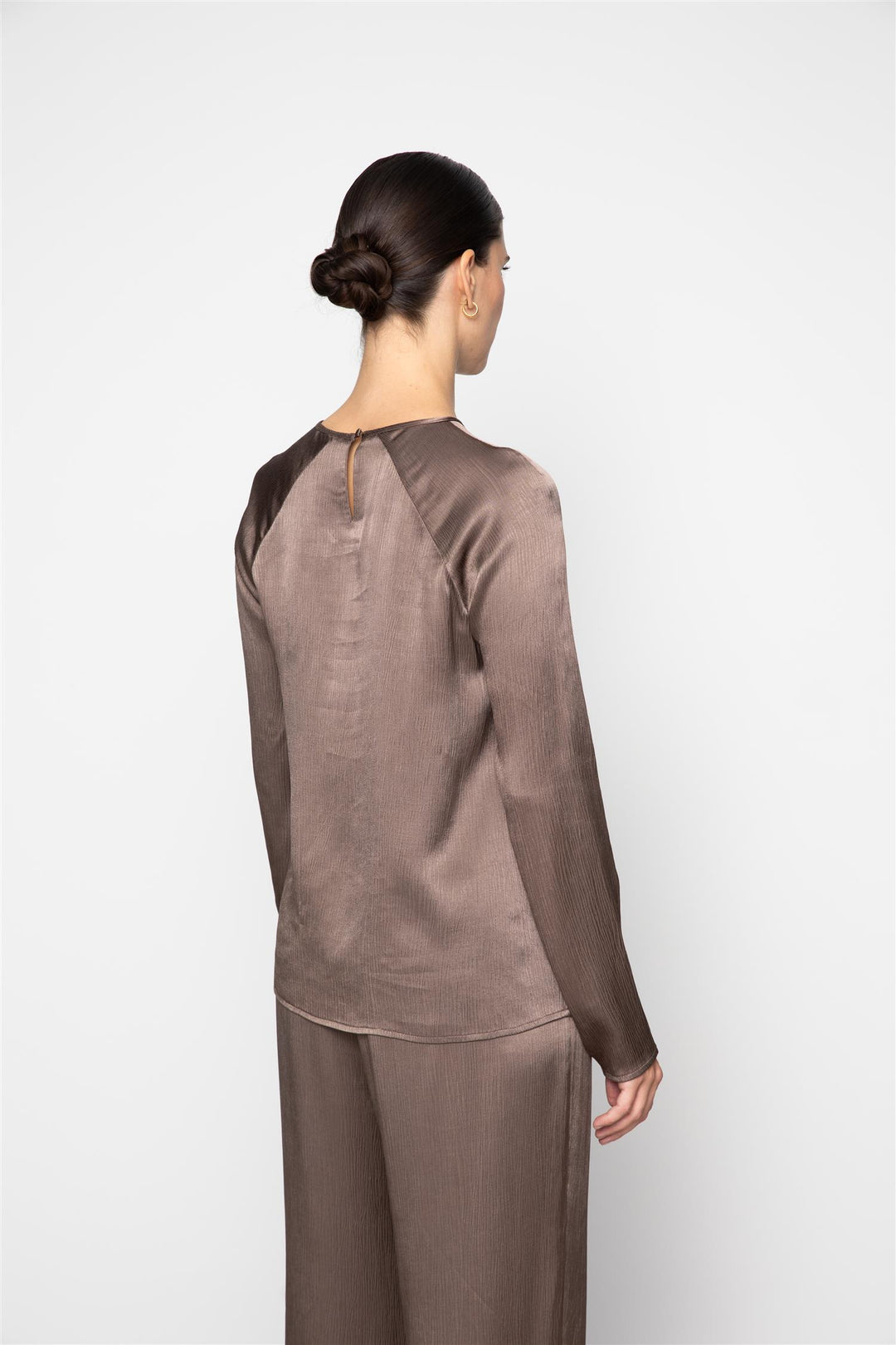 Rana Blouse Dark Taupe
