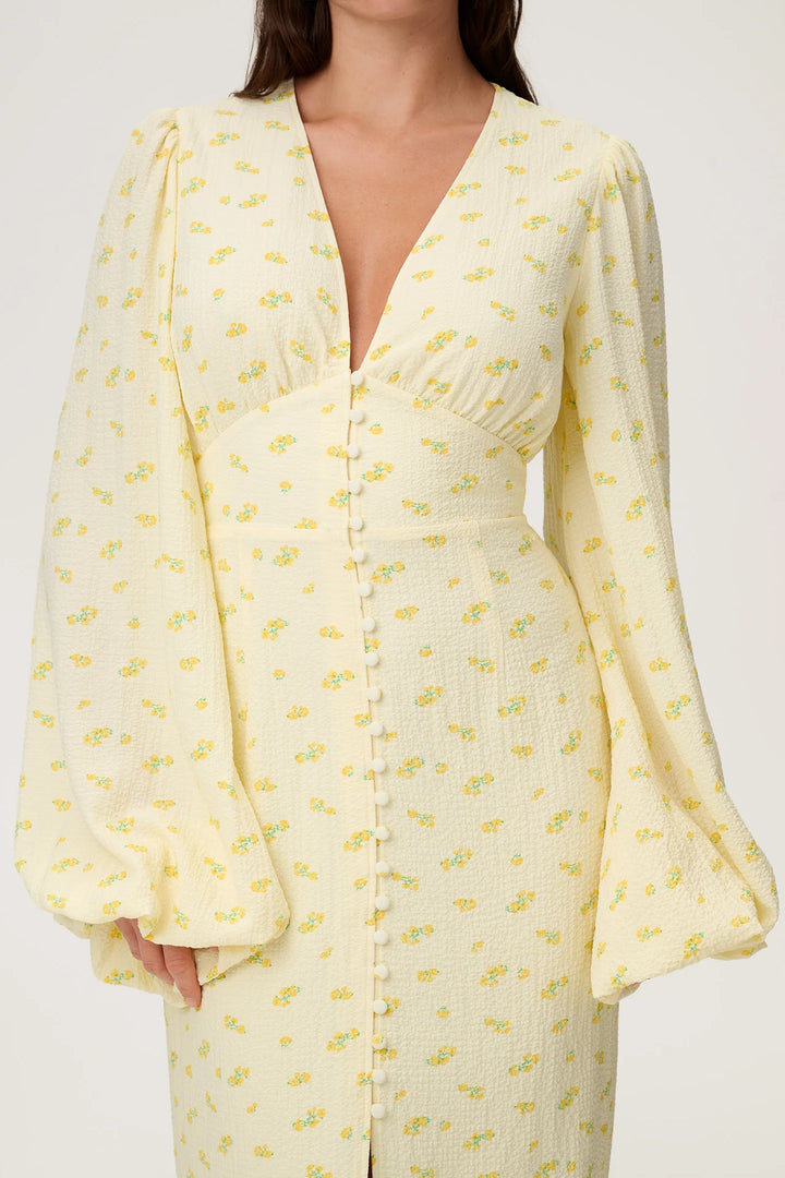 Positano Dress Pastel Yellow