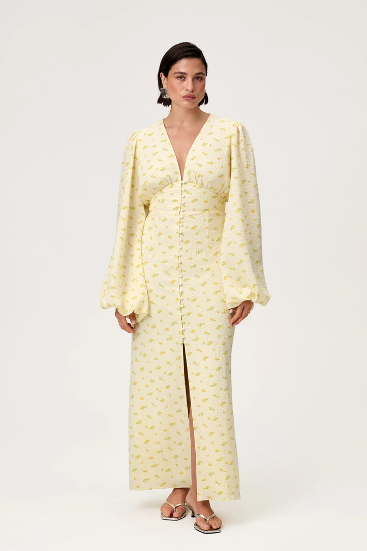 Positano Dress Pastel Yellow