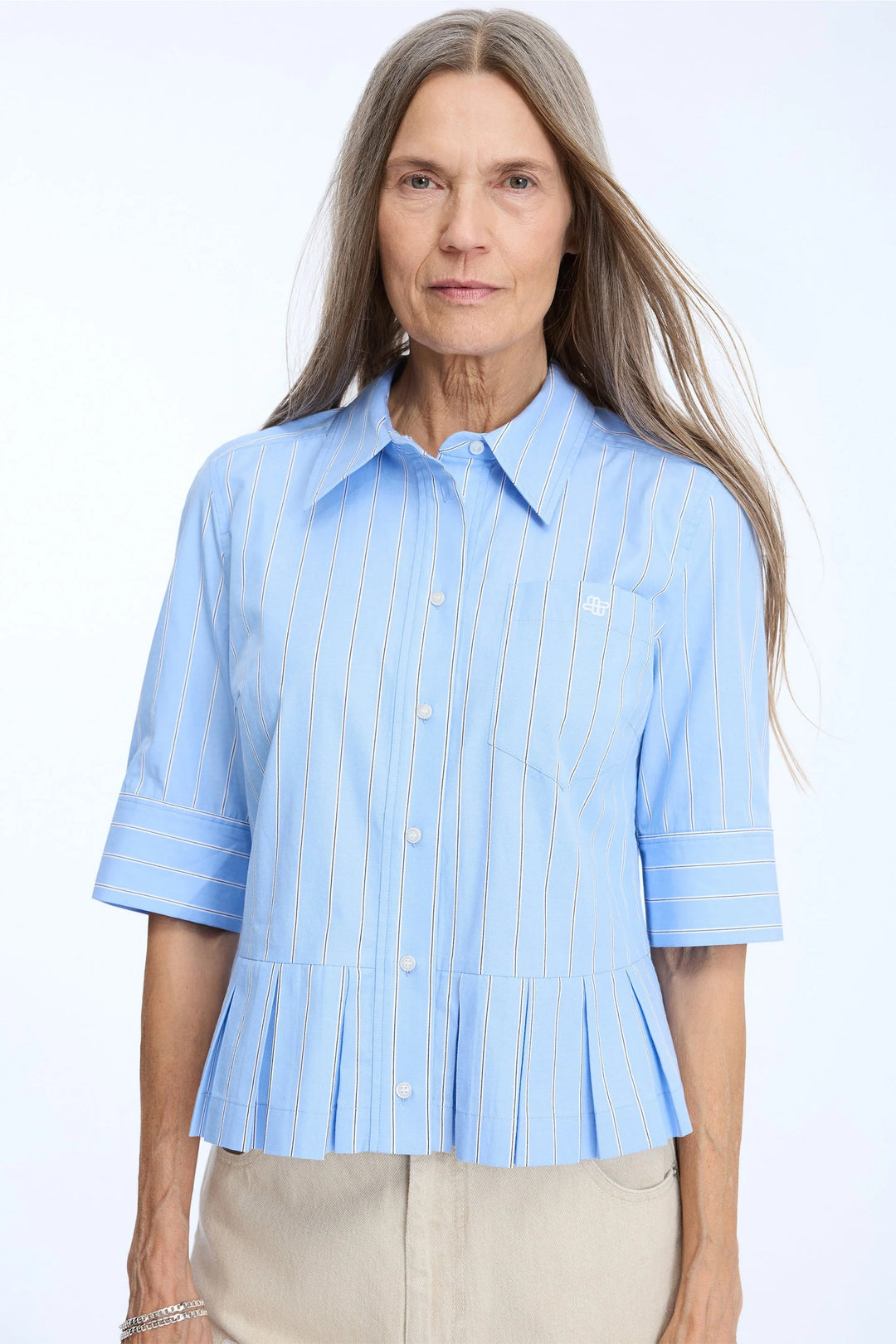 Nuria Top Stripe Blue