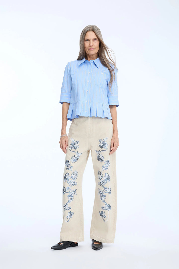 Nuria Top Stripe Blue