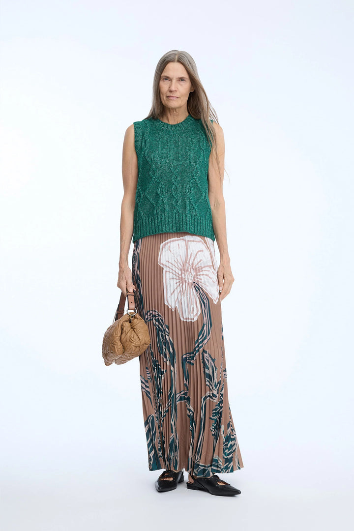Taulla Skirt Print Caramel
