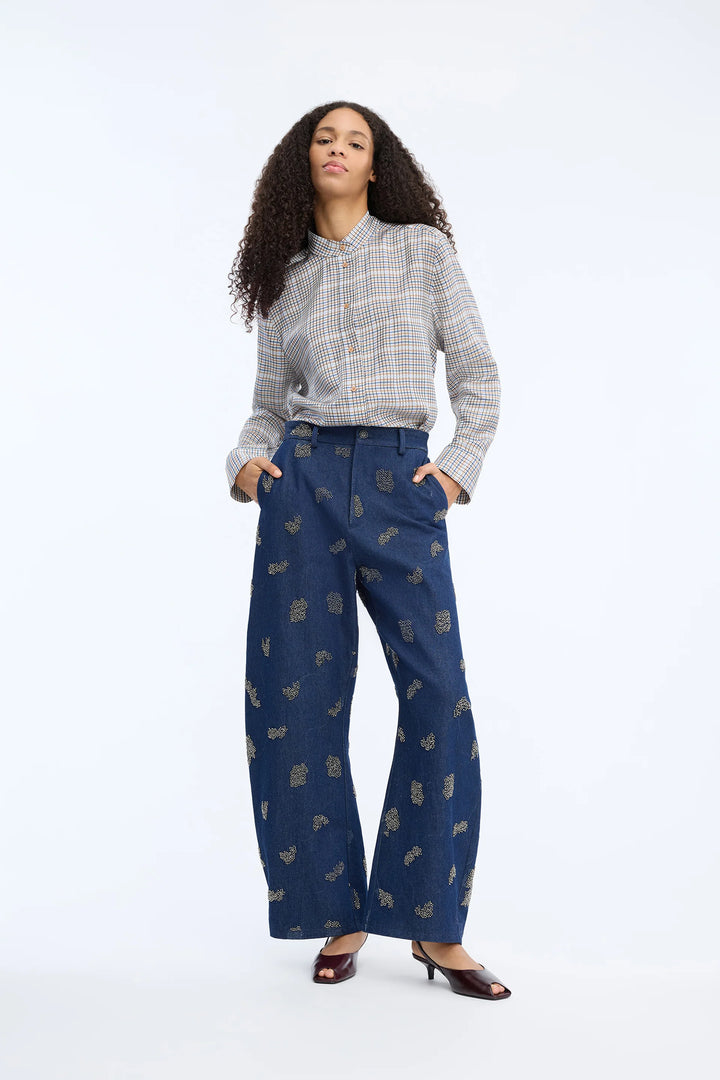 Veiling Top Mix Blue