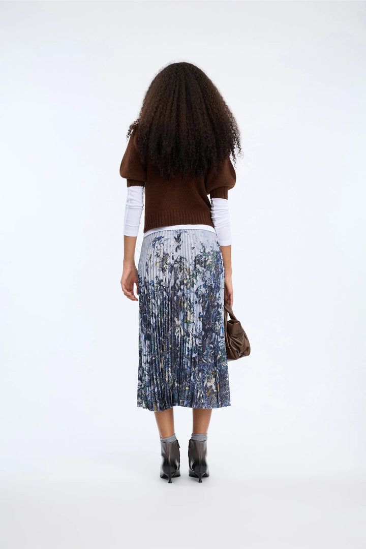 Charming Skirt Print Grey