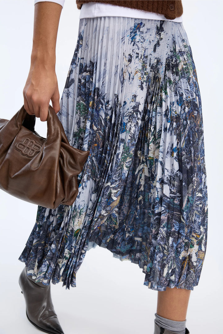 Charming Skirt Print Grey