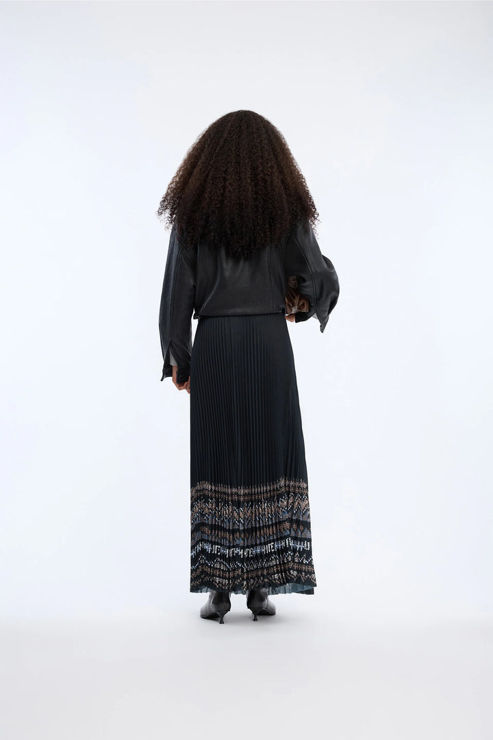 Taulla Skirt Print Black
