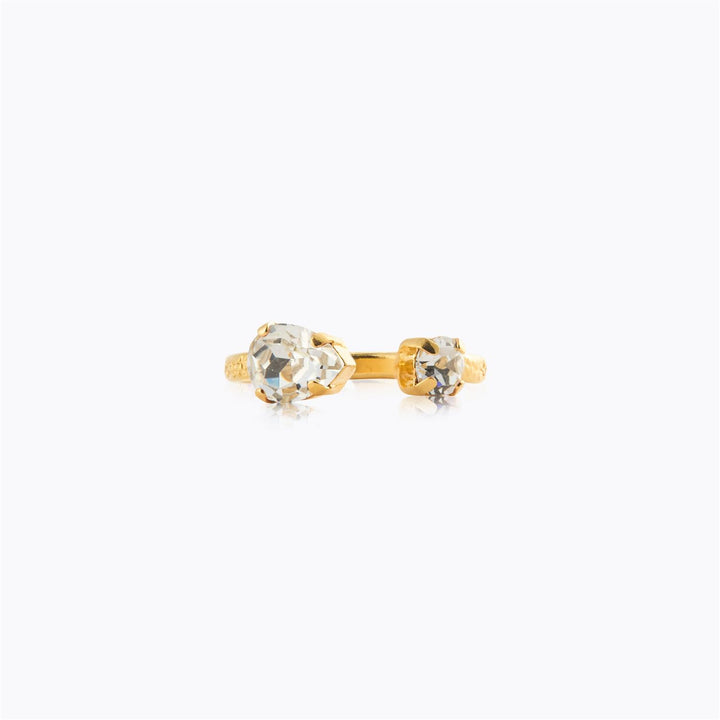 Amelia Ring Gold Crystal