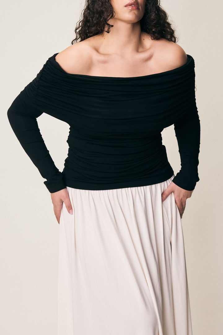 Plum Top Black