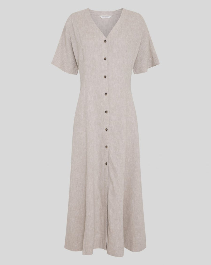 Viana Ginia 2/4 Dress Sand Melange