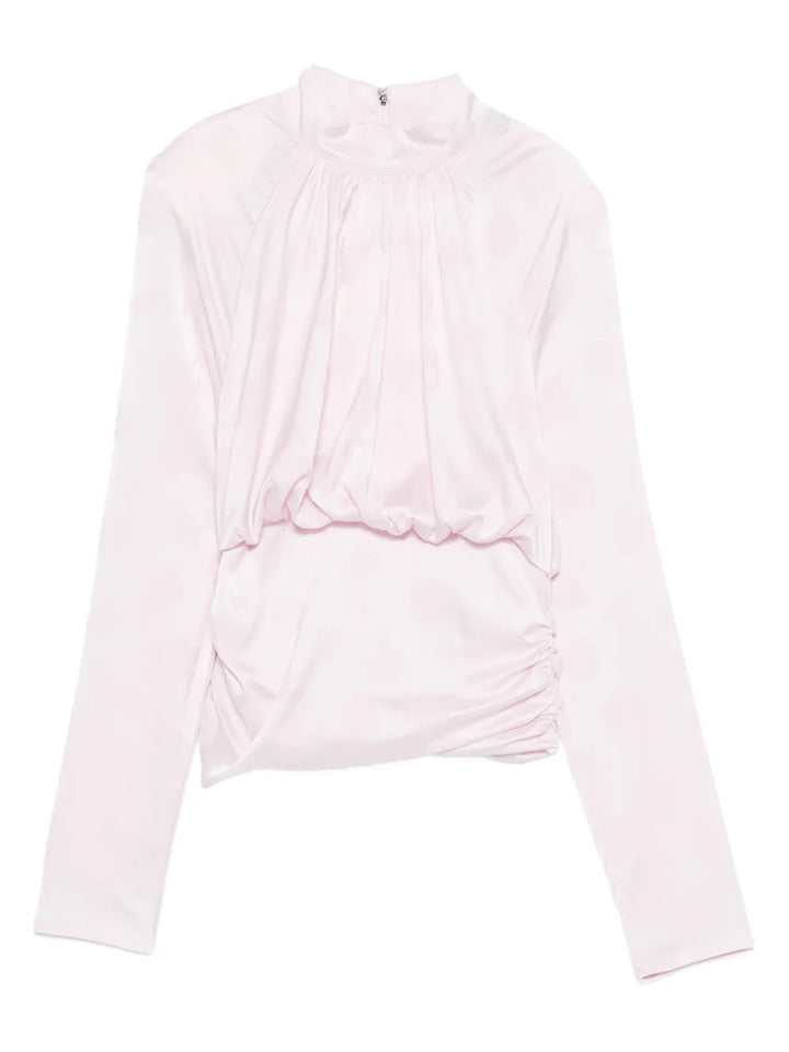 Ruched Ls Top Orchid Ice