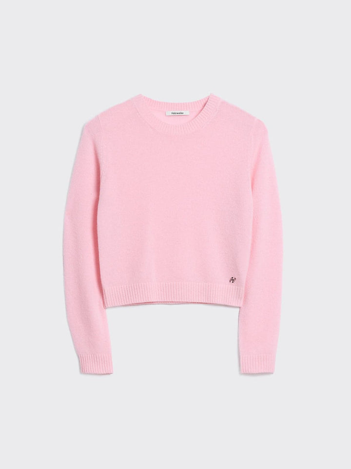 Cashmere Crewneck Sweater Pink