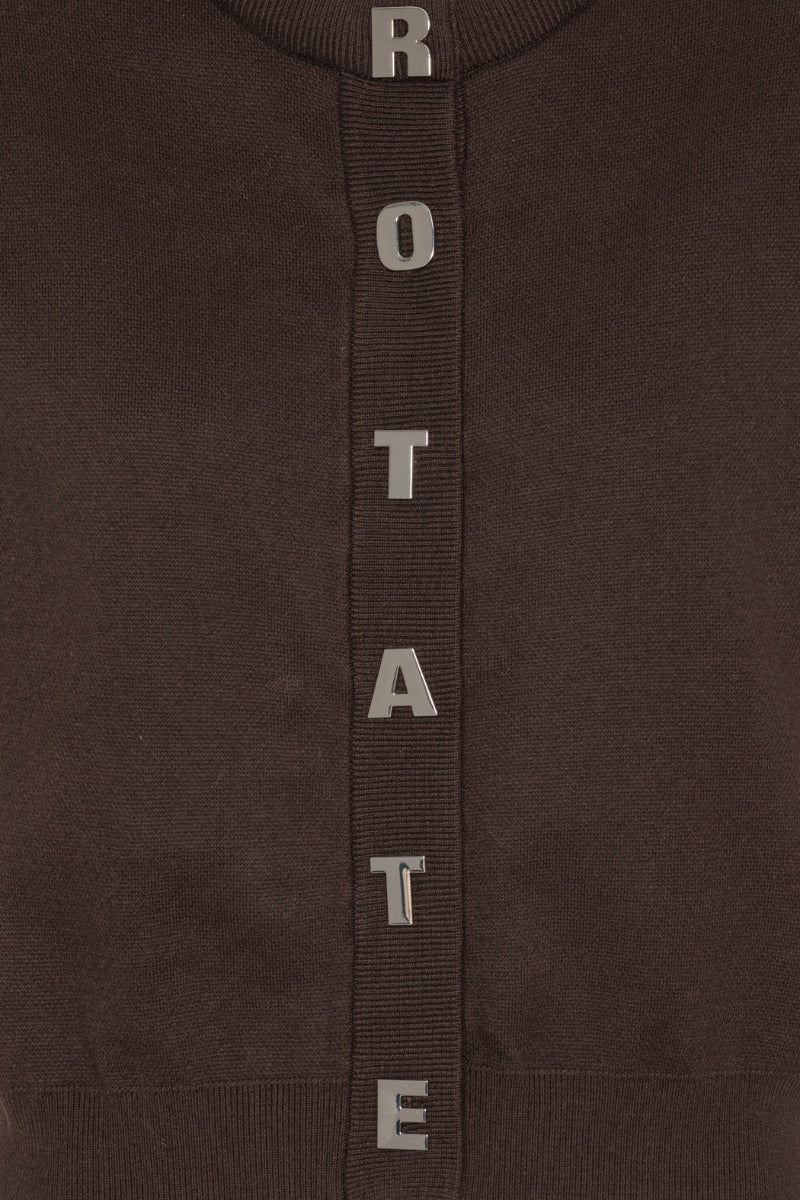 Firm Knit SS Cardigan Molé