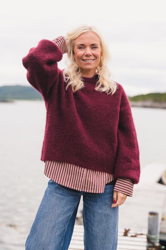 Thea Amalie Pullover Choco Truffle