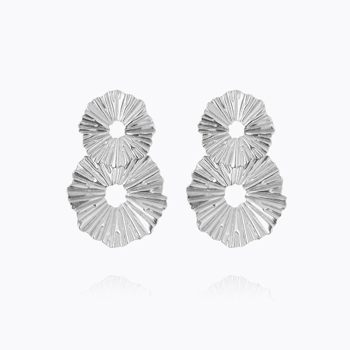 Vassia Earrings Rhodium