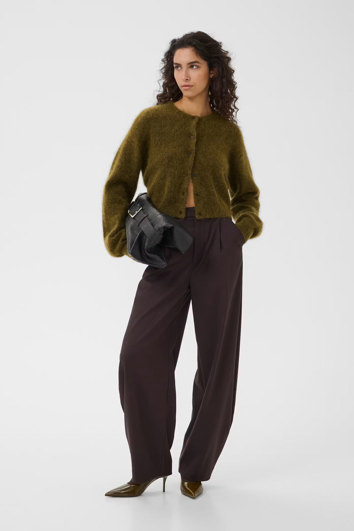 Debbie Short Cardigan Plantation Melange