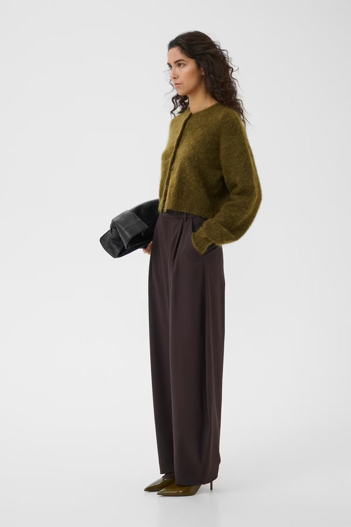 Debbie Short Cardigan Plantation Melange