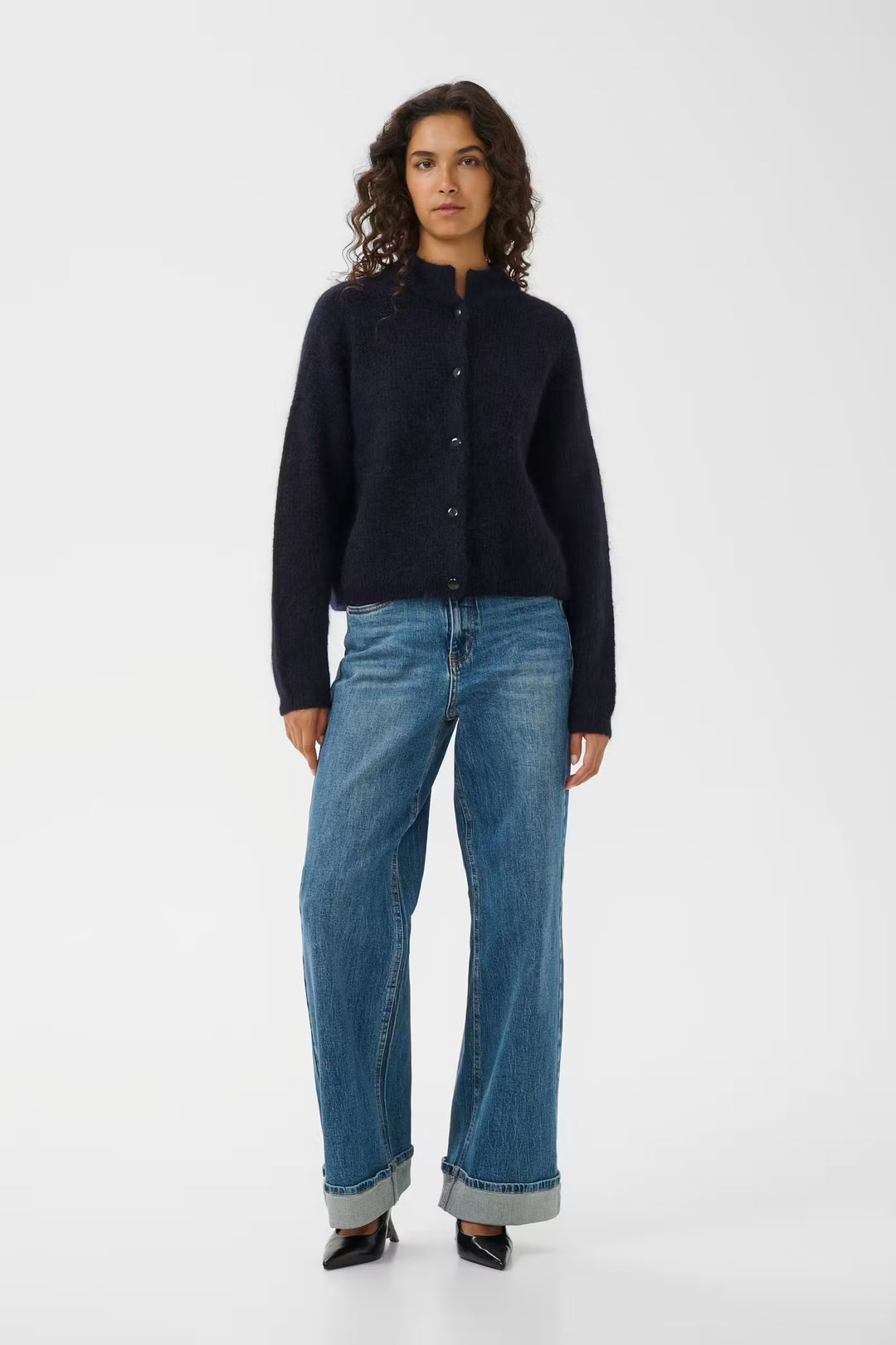 Debbie Cardigan Navy Melange