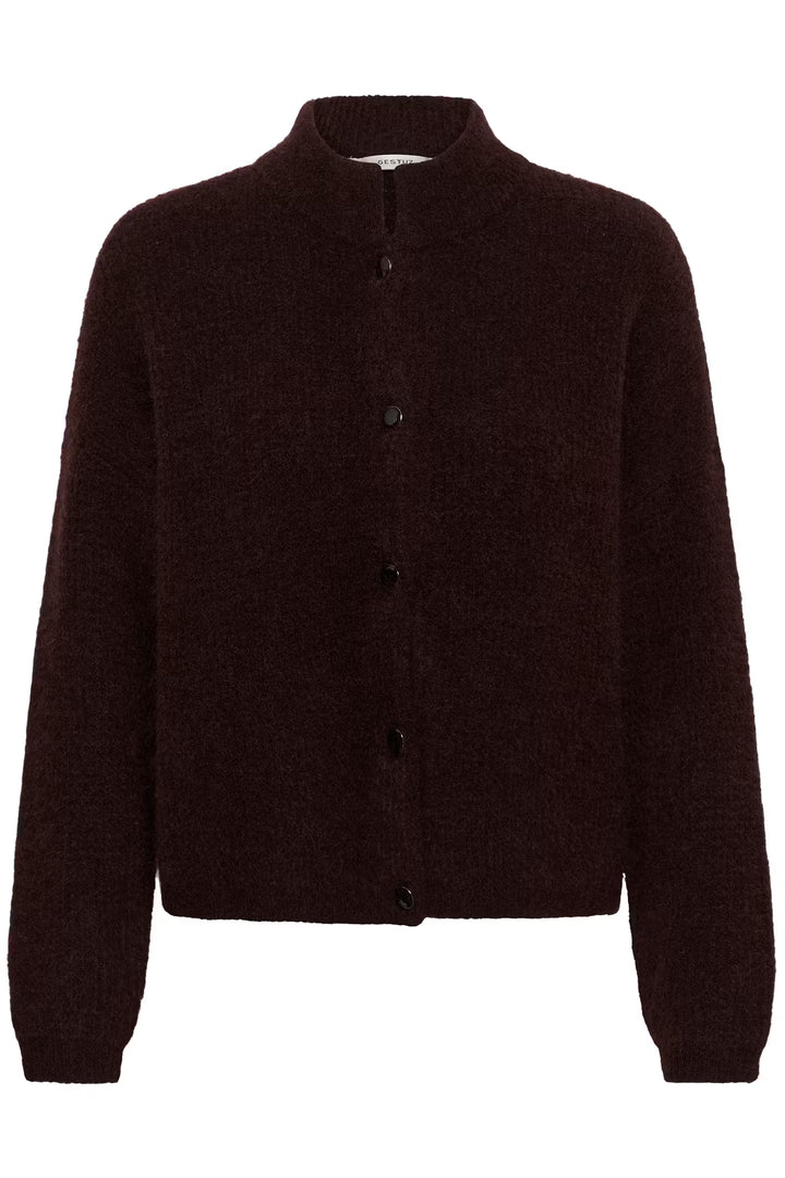Debbie Cardigan Plum Melange