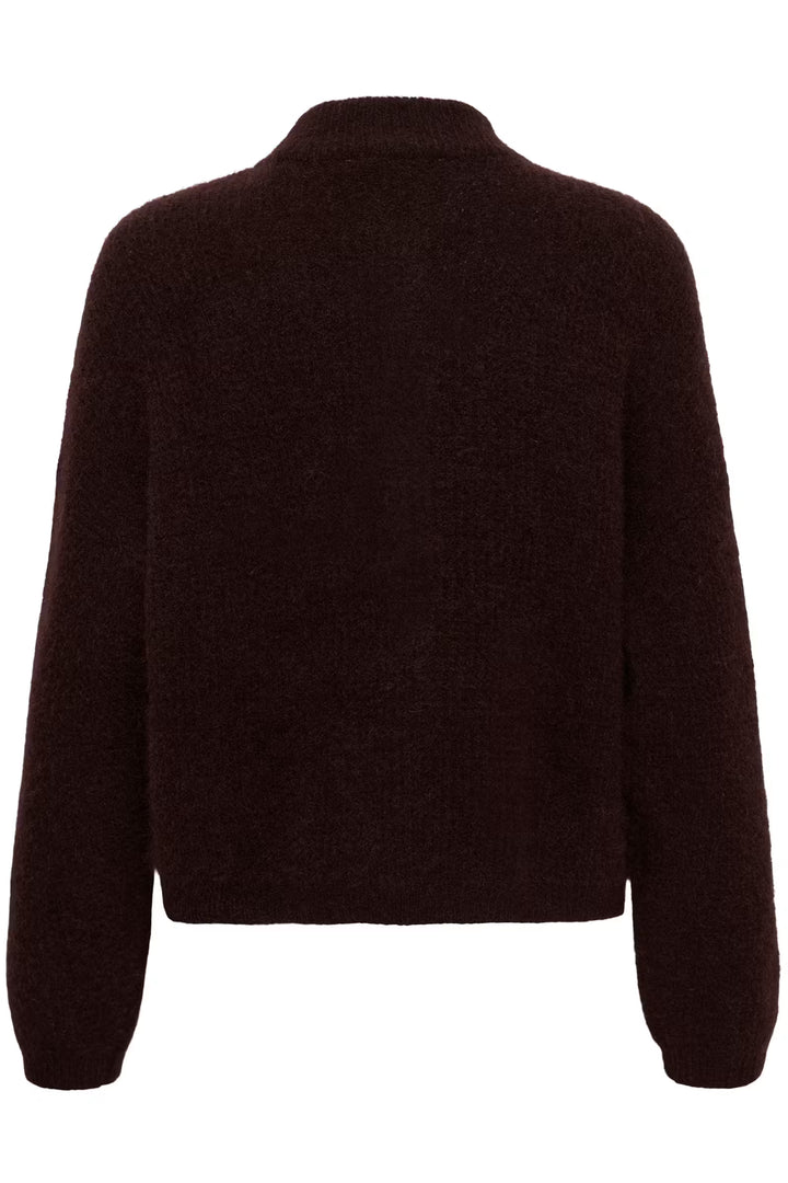Debbie Cardigan Plum Melange