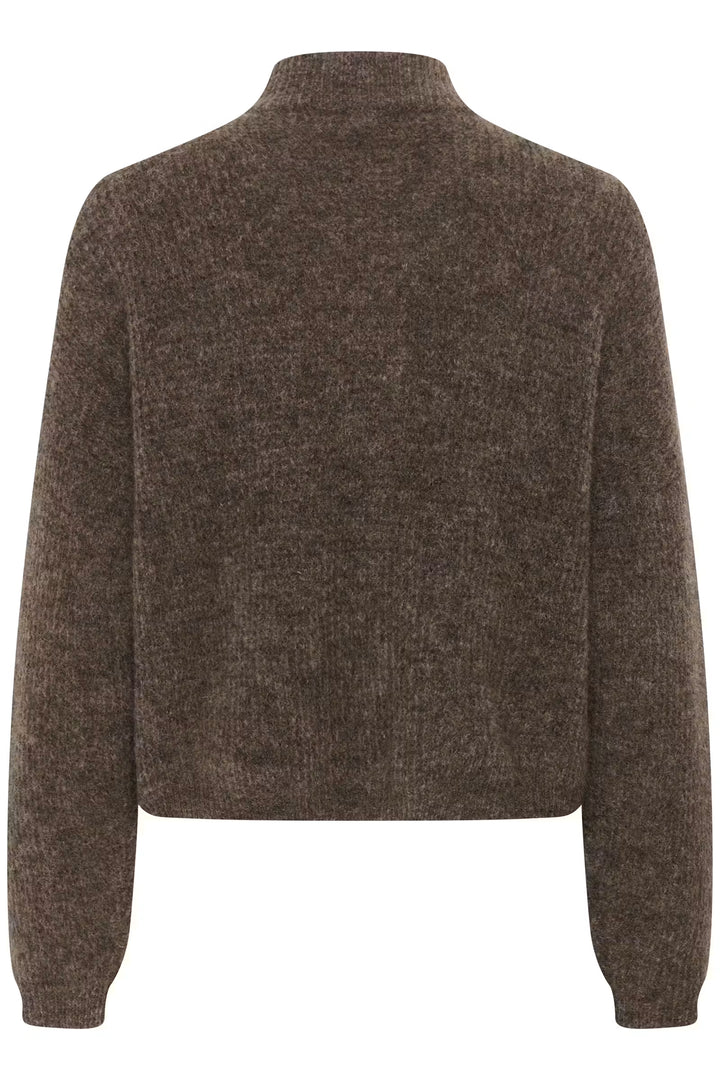 Debbie Cardigan Chestnut Melange