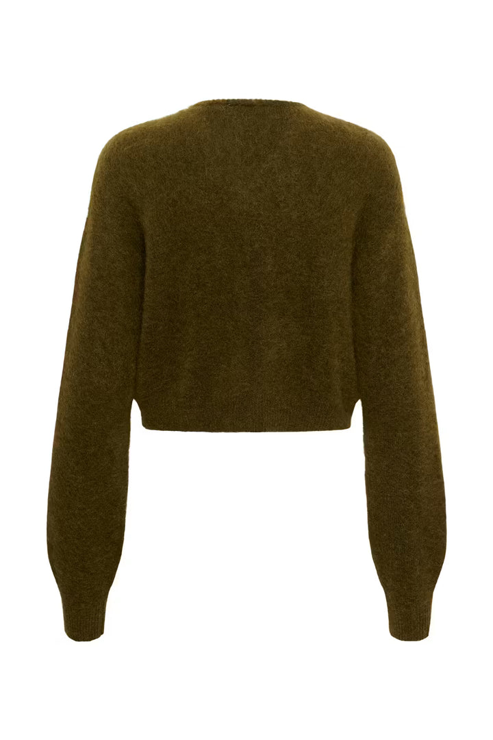 Debbie Short Cardigan Plantation Melange