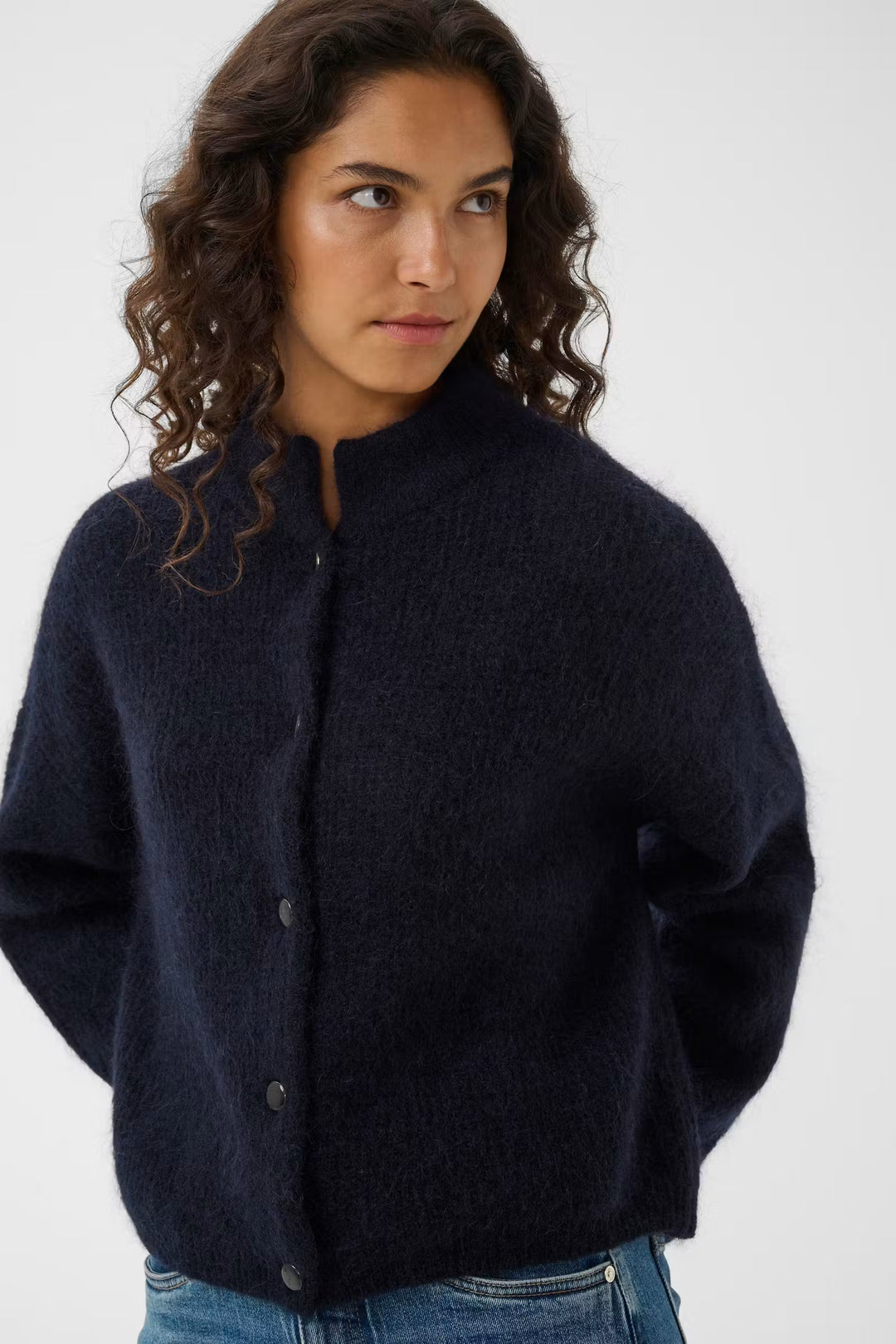 Debbie Cardigan Navy Melange