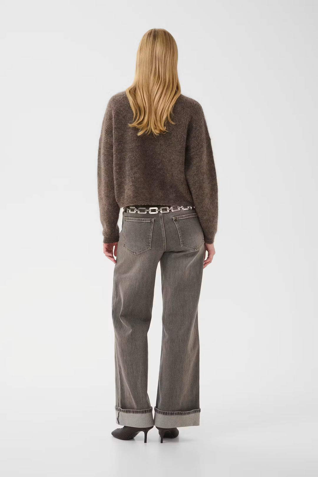 Debbie Cardigan Chestnut Melange