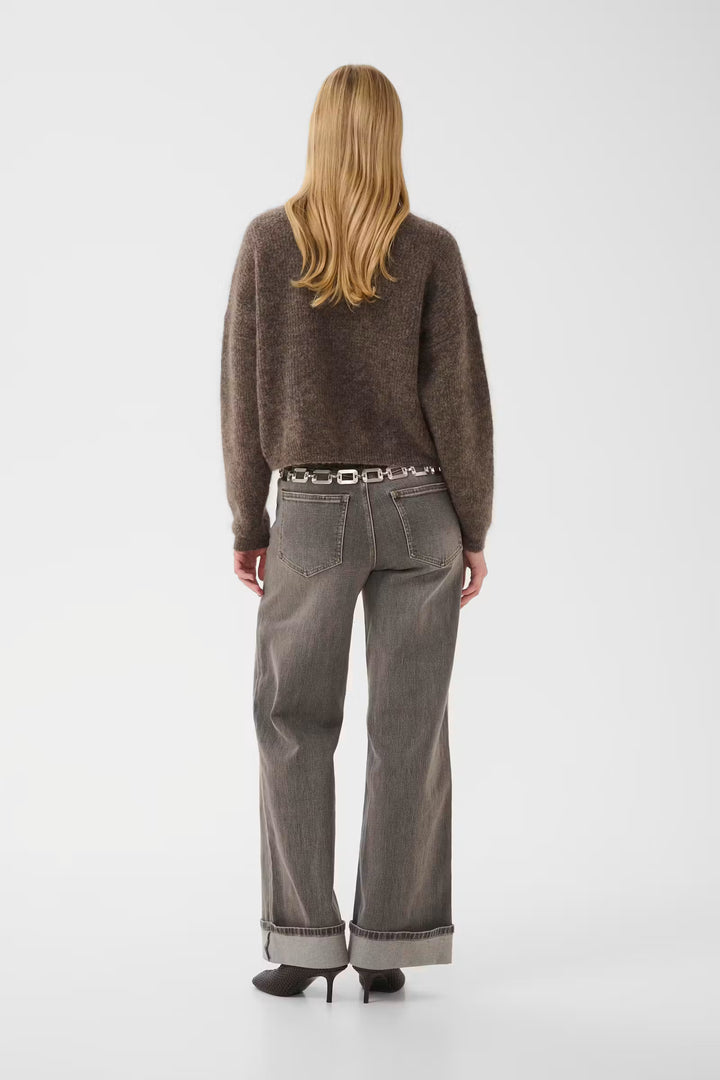 Debbie Cardigan Chestnut Melange