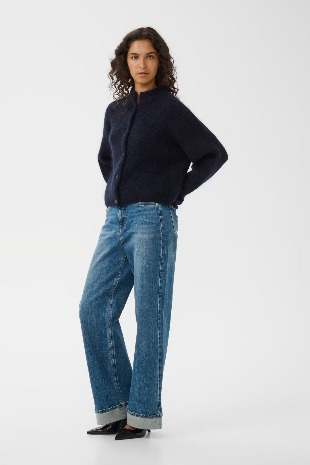 Debbie Cardigan Navy Melange